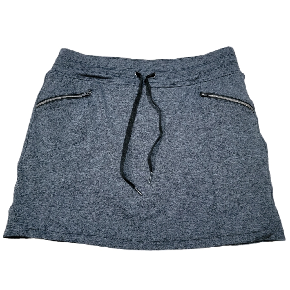 Tangerine Gray Athletic Skirt With Shorts Underneath NWOT Small